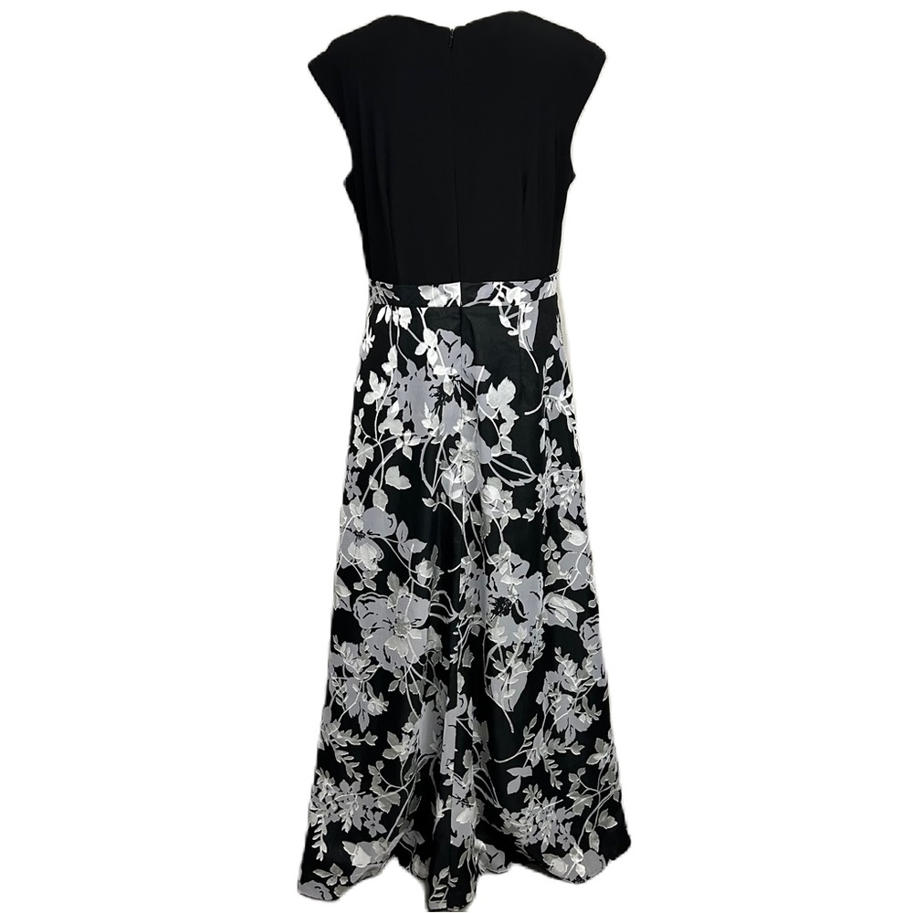 Alex Evenings Floral Cocktail Dress Size 14 Sleeveless Formal Party Event Gala - Picture 3 of 14